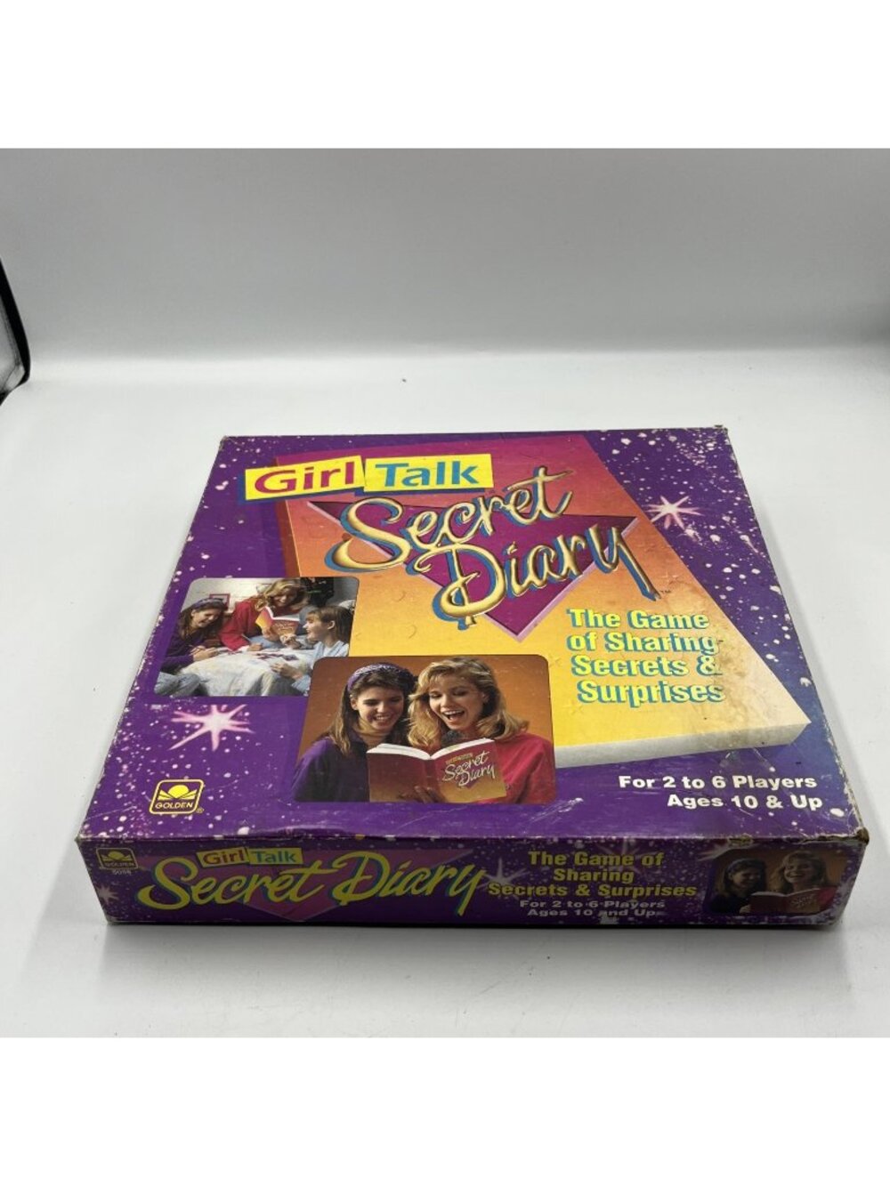 Vintage 1991 Girl Talk Secret Diary Board Game By Golden - Incomplete ✅